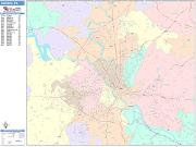 Reading <br /> Wall Map <br /> Color Cast Style 2025 Map