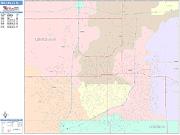 Sioux Falls <br /> Wall Map <br /> Color Cast Style 2025 Map