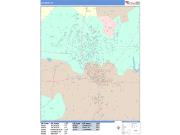 Jackson <br /> Wall Map <br /> Color Cast Style 2025 Map
