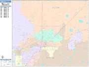 Amarillo <br /> Wall Map <br /> Color Cast Style 2025 Map