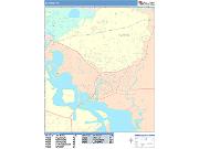 Baytown <br /> Wall Map <br /> Color Cast Style 2025 Map