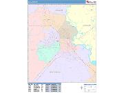 Beaumont <br /> Wall Map <br /> Color Cast Style 2025 Map