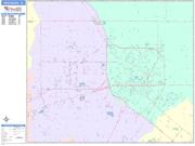 Harlingen <br /> Wall Map <br /> Color Cast Style 2025 Map