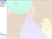 Killeen <br /> Wall Map <br /> Color Cast Style 2025 Map