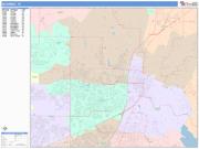 McKinney <br /> Wall Map <br /> Color Cast Style 2024 Map