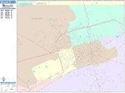 Midland <br /> Wall Map <br /> Color Cast Style 2025 Map