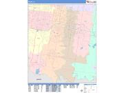 Pharr <br /> Wall Map <br /> Color Cast Style 2025 Map