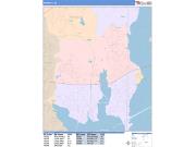 Rowlett <br /> Wall Map <br /> Color Cast Style 2025 Map