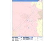 San Marcos <br /> Wall Map <br /> Color Cast Style 2025 Map