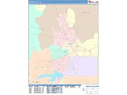 Wichita Falls <br /> Wall Map <br /> Color Cast Style 2025 Map