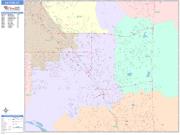 Layton <br /> Wall Map <br /> Color Cast Style 2025 Map