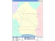 Lehi <br /> Wall Map <br /> Color Cast Style 2025 Map