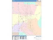 Ogden <br /> Wall Map <br /> Color Cast Style 2025 Map