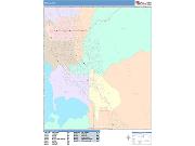 Provo <br /> Wall Map <br /> Color Cast Style 2025 Map