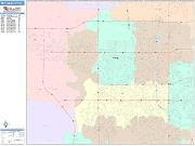 West Valley City <br /> Wall Map <br /> Color Cast Style 2025 Map