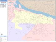 Kennewick <br /> Wall Map <br /> Color Cast Style 2025 Map