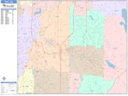Kent <br /> Wall Map <br /> Color Cast Style 2025 Map