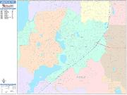 Lakewood <br /> Wall Map <br /> Color Cast Style 2025 Map