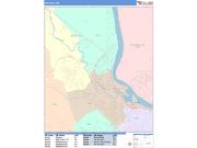 Richland <br /> Wall Map <br /> Color Cast Style 2025 Map