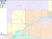 Appleton <br /> Wall Map <br /> Color Cast Style 2025 Map