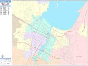 Green Bay <br /> Wall Map <br /> Color Cast Style 2025 Map