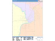 Janesville <br /> Wall Map <br /> Color Cast Style 2025 Map