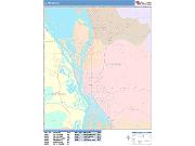 La Crosse <br /> Wall Map <br /> Color Cast Style 2025 Map