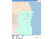 Sheboygan <br /> Wall Map <br /> Color Cast Style 2025 Map