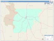 Bullock <br /> Wall Map <br /> Color Cast Style 2025 Map