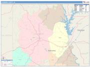 Chambers <br /> Wall Map <br /> Color Cast Style 2025 Map