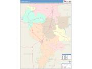 Clarke <br /> Wall Map <br /> Color Cast Style 2025 Map