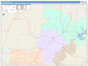 Clay <br /> Wall Map <br /> Color Cast Style 2025 Map