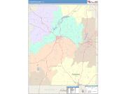 Covington <br /> Wall Map <br /> Color Cast Style 2025 Map