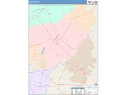 Dale <br /> Wall Map <br /> Color Cast Style 2025 Map