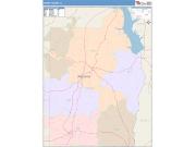 Henry <br /> Wall Map <br /> Color Cast Style 2025 Map