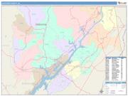 Jackson <br /> Wall Map <br /> Color Cast Style 2025 Map