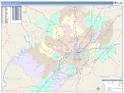 Jefferson <br /> Wall Map <br /> Color Cast Style 2025 Map