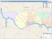 Lauderdale <br /> Wall Map <br /> Color Cast Style 2025 Map