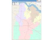 Lawrence <br /> Wall Map <br /> Color Cast Style 2025 Map
