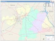 Lee <br /> Wall Map <br /> Color Cast Style 2025 Map