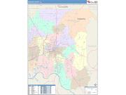 Madison <br /> Wall Map <br /> Color Cast Style 2025 Map