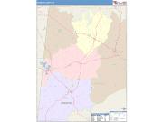 Pickens <br /> Wall Map <br /> Color Cast Style 2025 Map