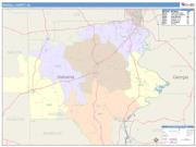 Russell <br /> Wall Map <br /> Color Cast Style 2025 Map
