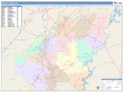Shelby <br /> Wall Map <br /> Color Cast Style 2025 Map