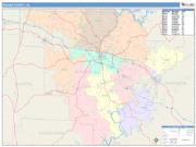 Walker <br /> Wall Map <br /> Color Cast Style 2025 Map