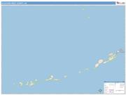 Aleutians West <br /> Wall Map <br /> Color Cast Style 2025 Map