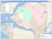 Anchorage <br /> Wall Map <br /> Color Cast Style 2025 Map