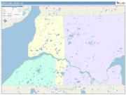 Bristol Bay <br /> Wall Map <br /> Color Cast Style 2025 Map
