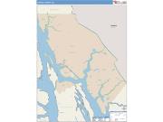 Juneau <br /> Wall Map <br /> Color Cast Style 2025 Map