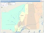 Matanuska-Susitna <br /> Wall Map <br /> Color Cast Style 2025 Map